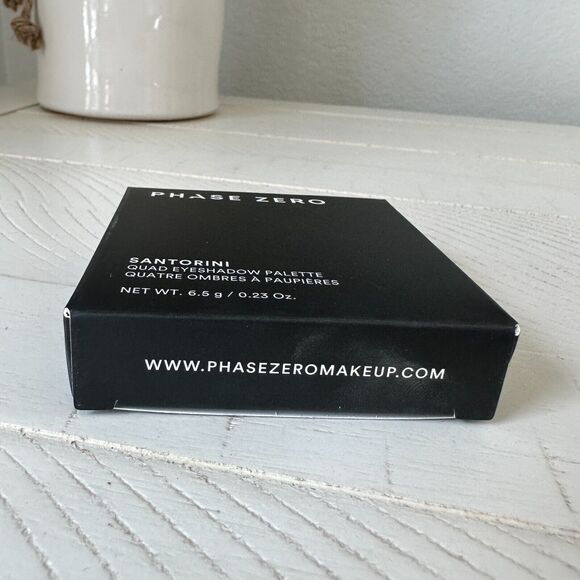 NEW Phase Zero Quad Eyeshadow Palette SANTORINI 6.5g Matted and Shimmer Shades - Picture 5 of 5